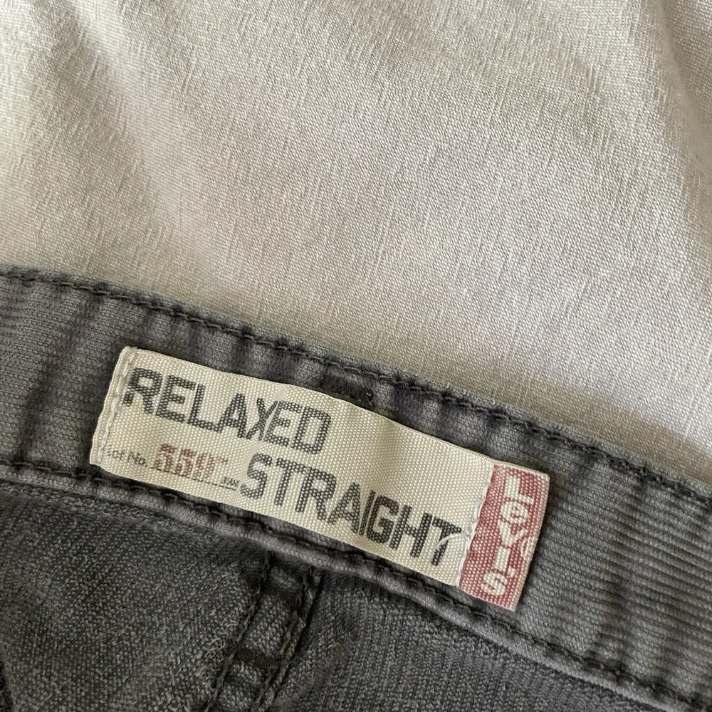 Vtg Levis 559 Corduroy Pants Mens 38x30 Distressed Y2K Brown Relaxed Straight